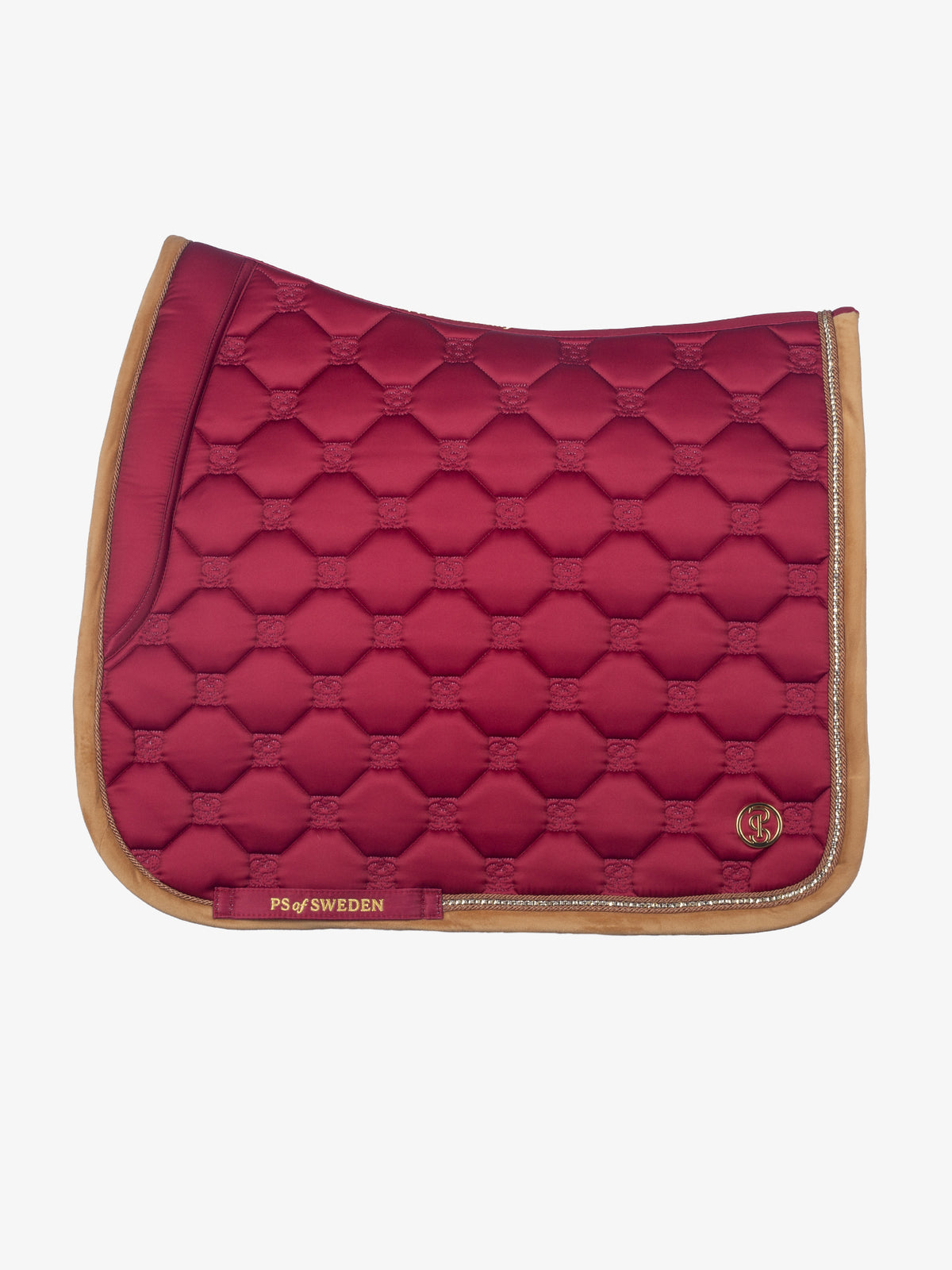 Vintage Monogram Dressage Saddle Pad Midnight Fuchsia