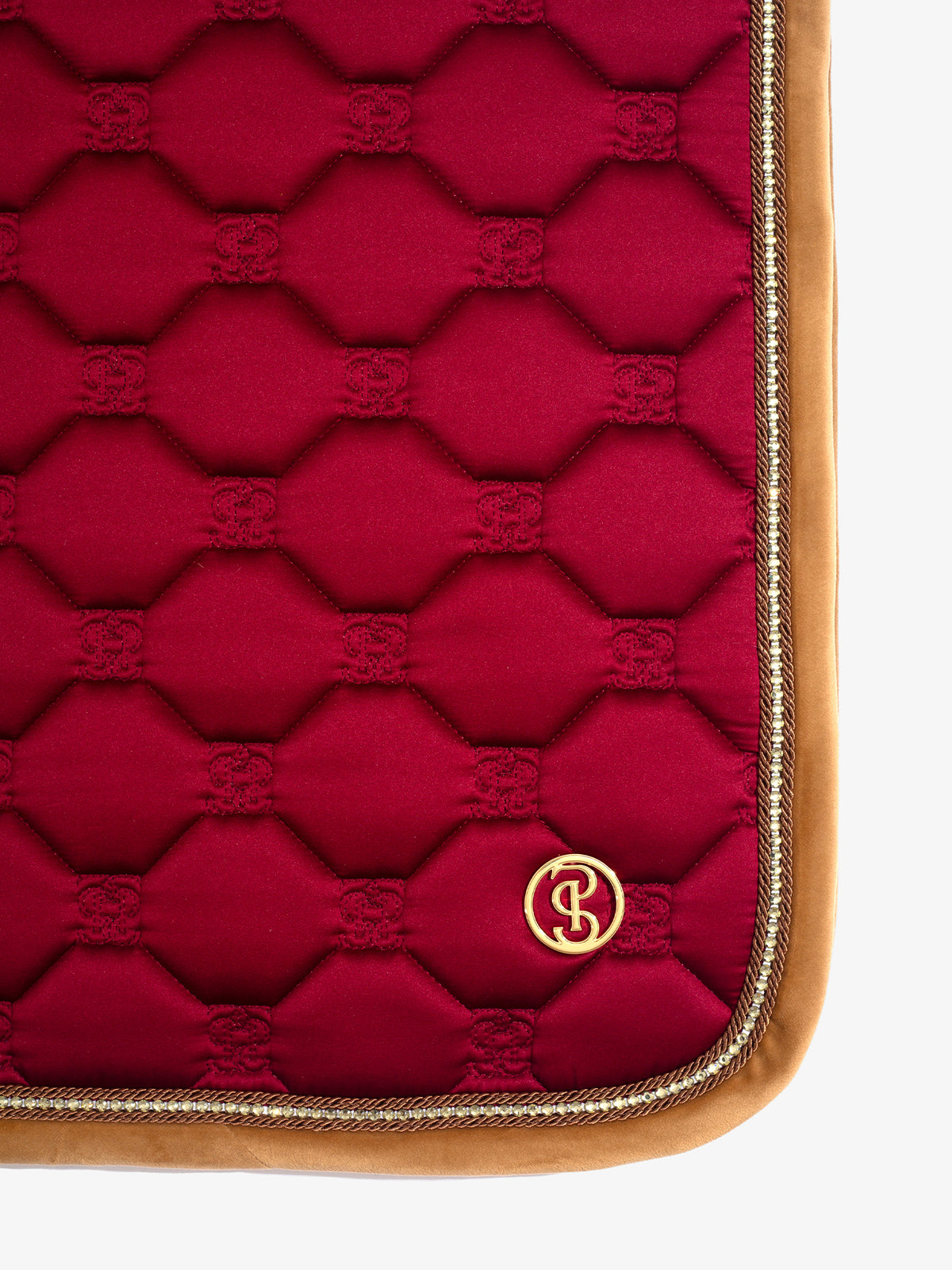 Vintage Monogram Dressage Saddle Pad Midnight Fuchsia