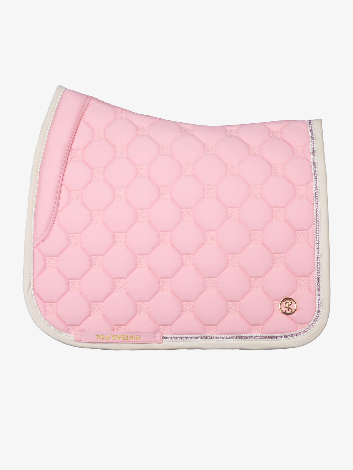 Vintage Monogram Dressage Saddle Pad Hortensia pink