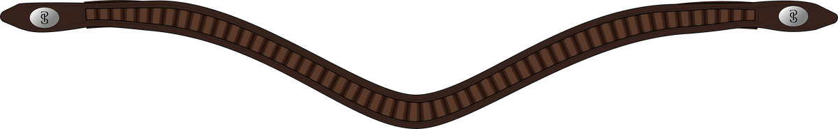 Chain Browband - Brown