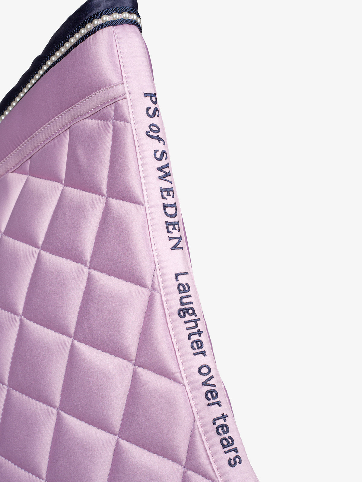 Pearl Monogram Dressage Saddle Pad Frosted lilac