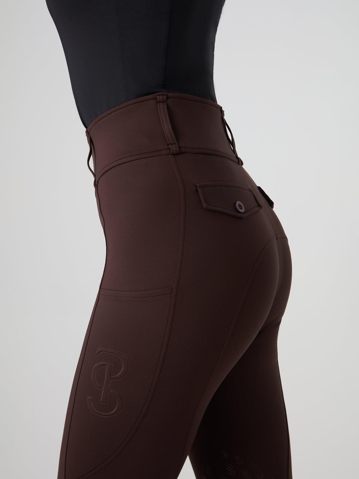 Katja Compression Knee-Patch Riding Tights