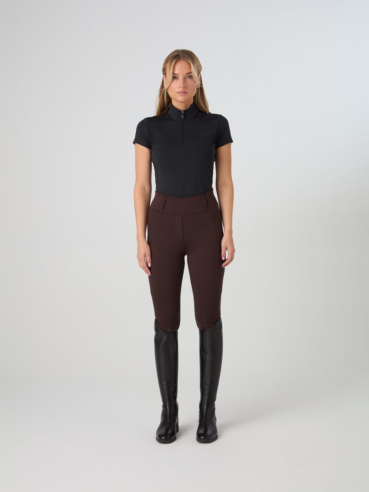Katja Compression Knee-Patch Riding Tights