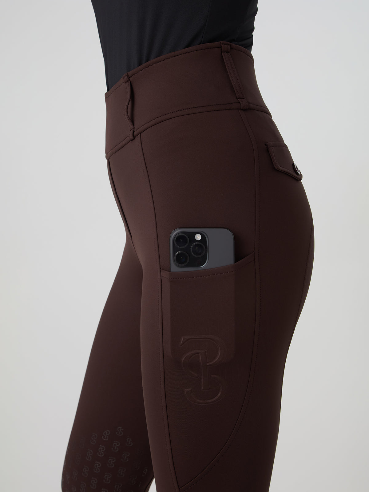 Katja Compression Knee-Patch Riding Tights