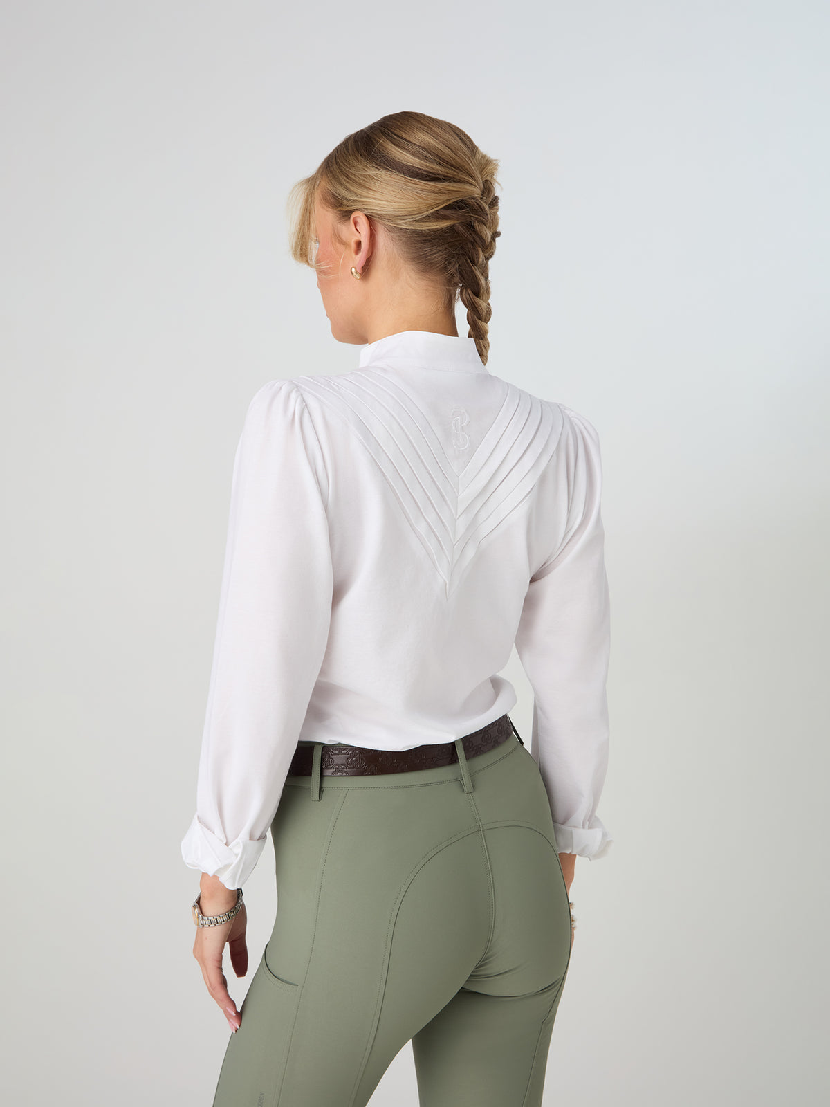Tindra Tuxedo Shirt - White