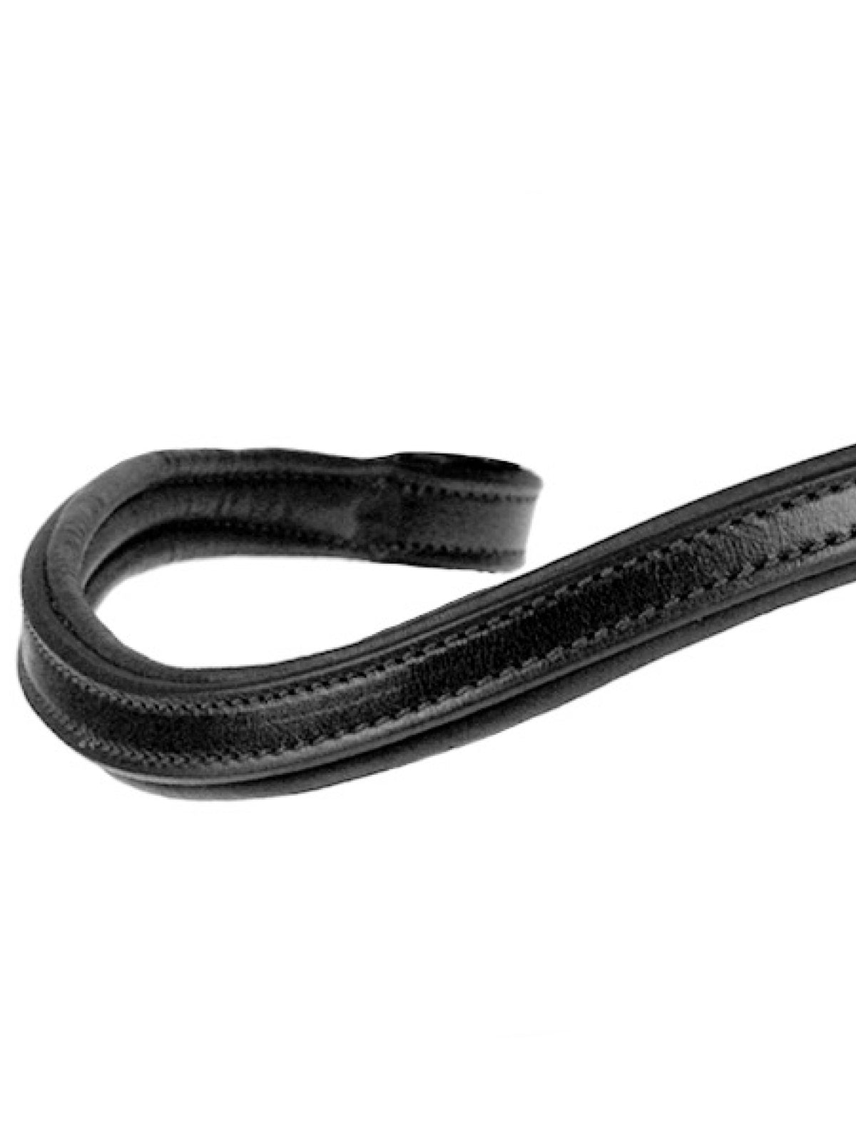 Browband U-Shape HvE Black Leather