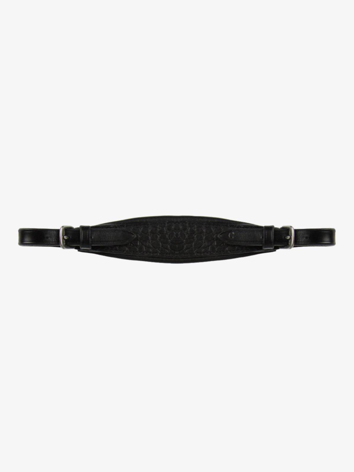 Noseplate Hackamore Matte Croco Brown Leather