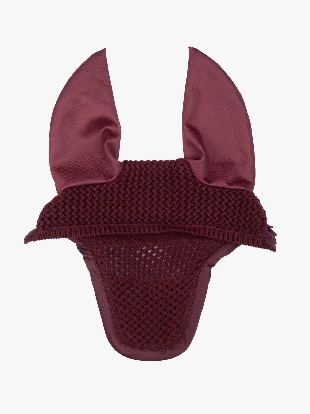 Ear Bonnet Ruffle Plum