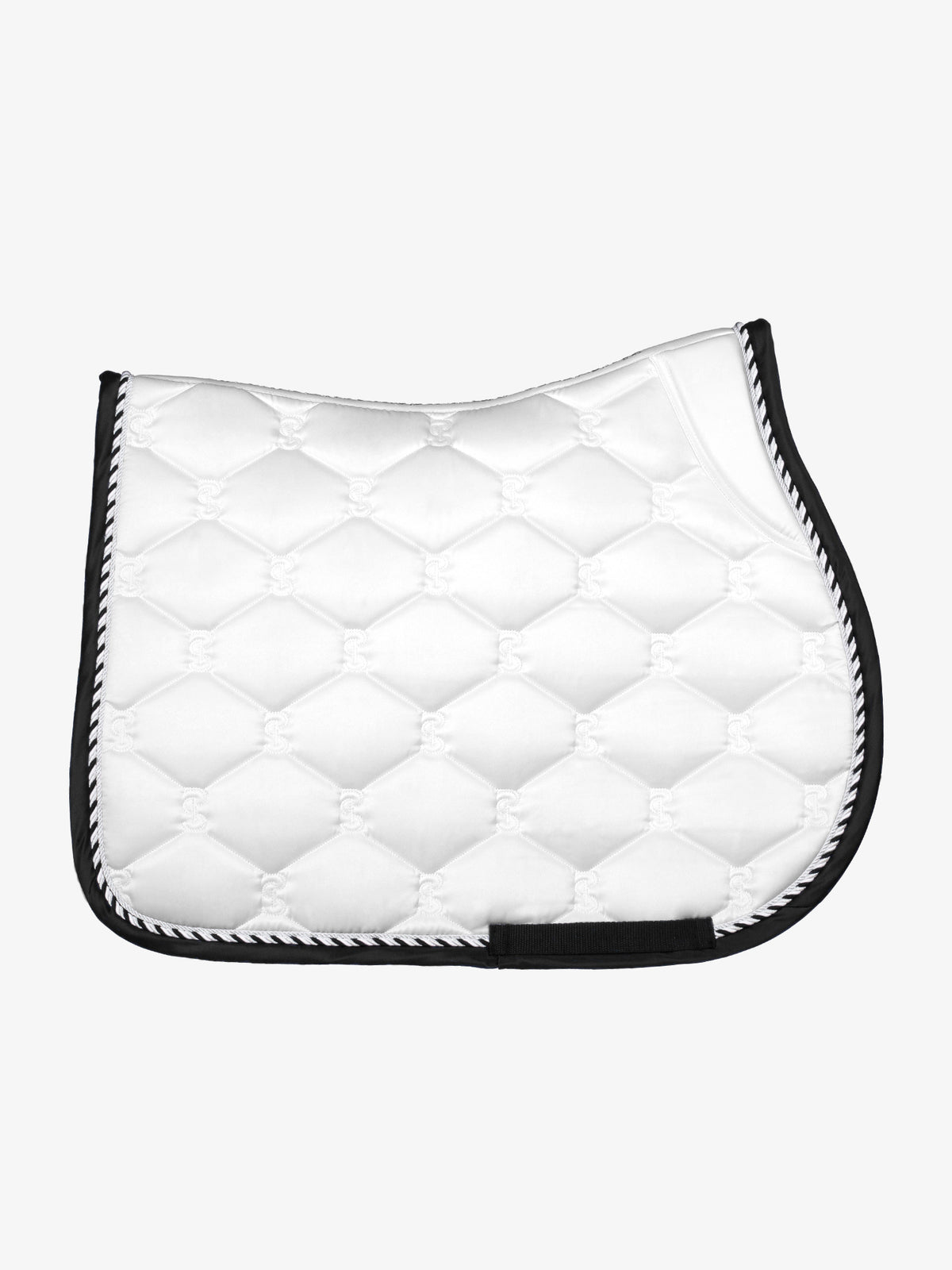 Saddle Pad Jump Signature - White | Black