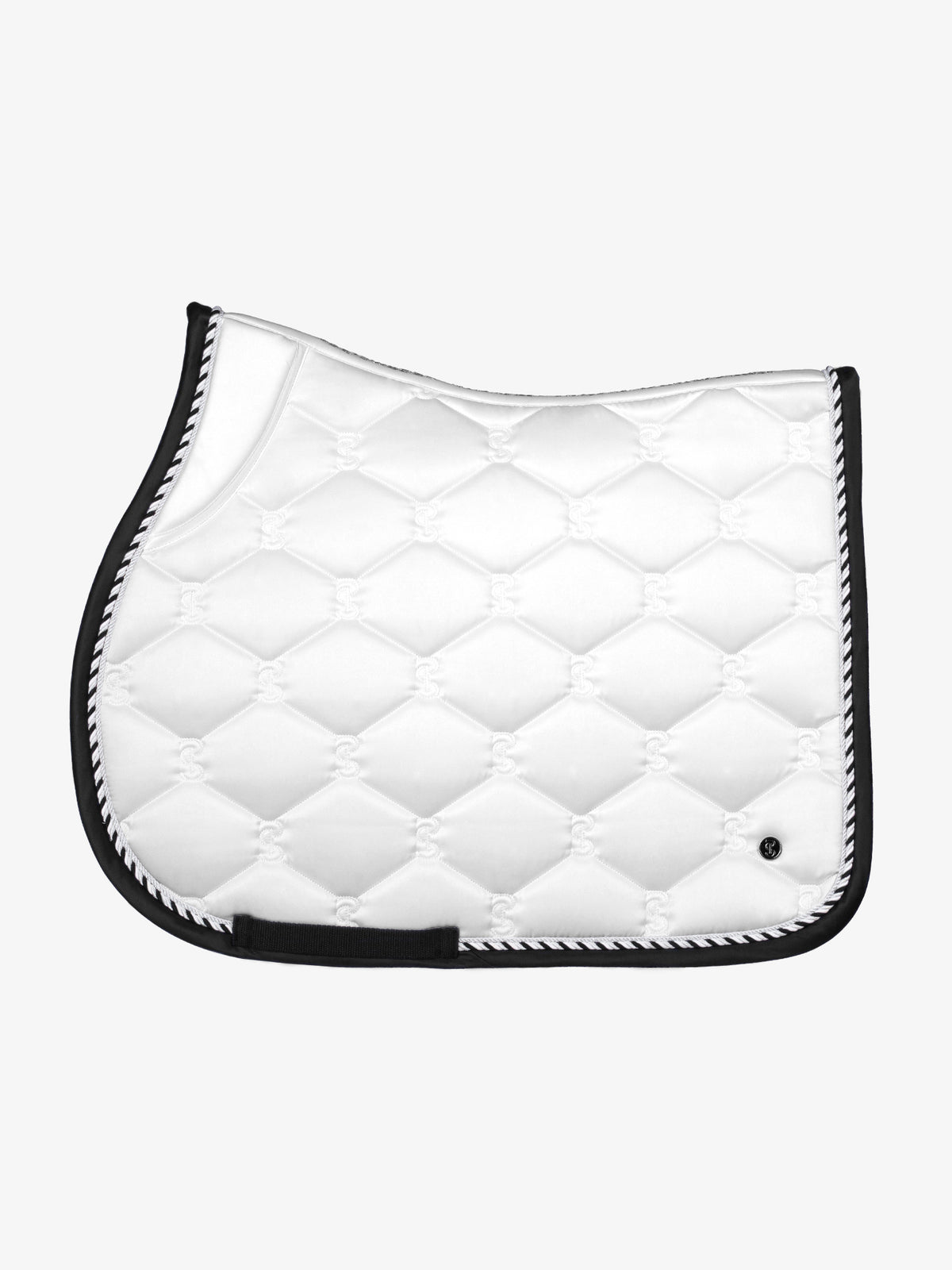 Saddle Pad Jump Signature - White | Black