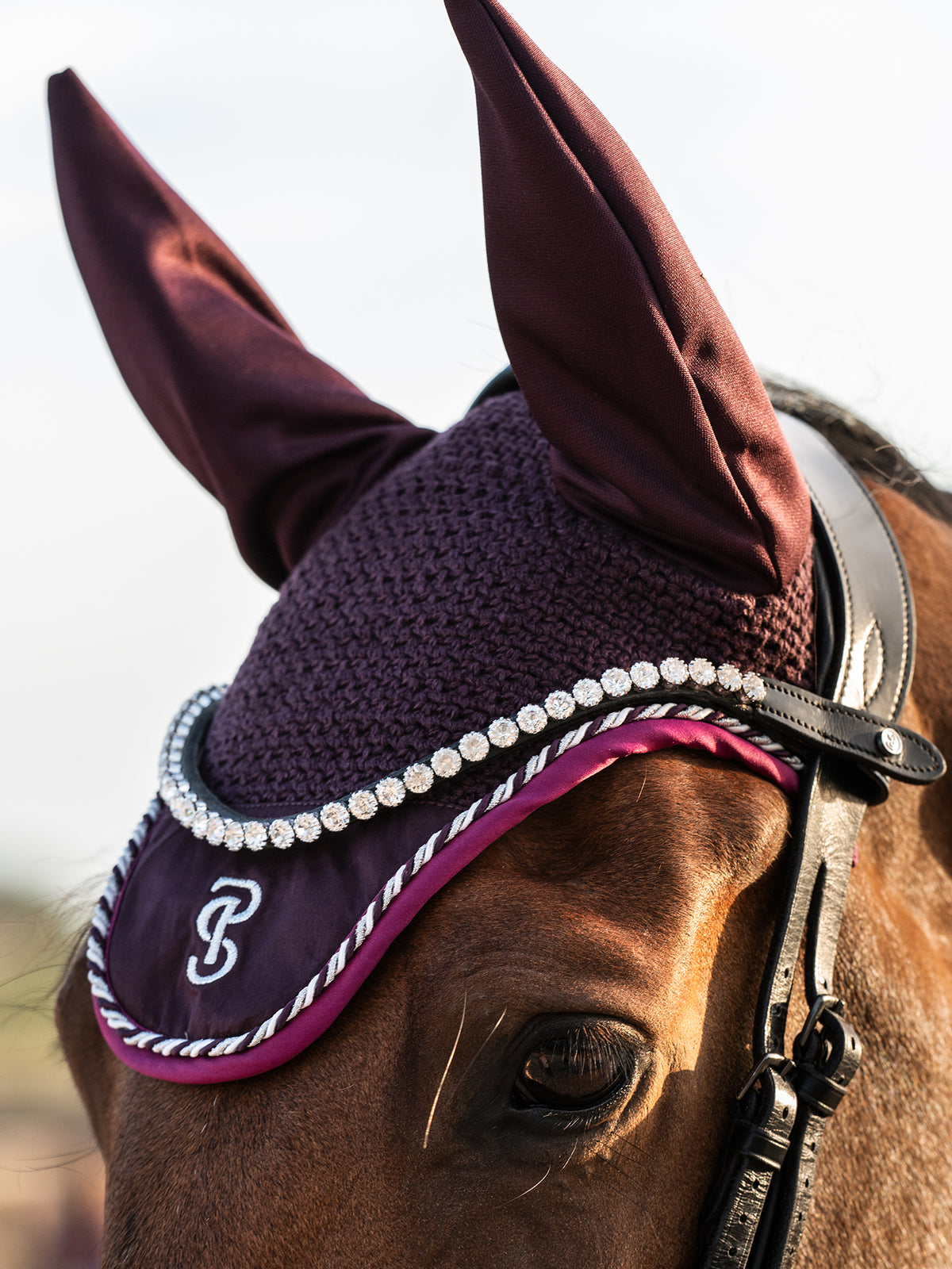 Ear Bonnet Signature Plum